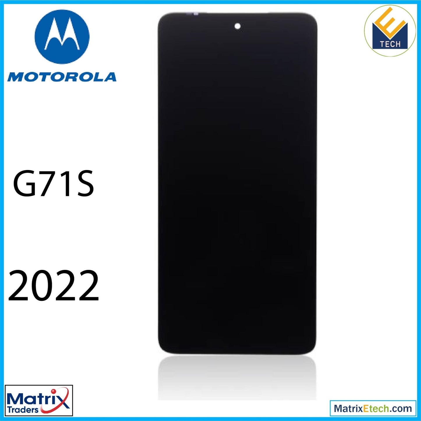 Motorola Moto G71S (XT2225 - 2 2022) OLED Assembly Without Frame (Refurbished) - Matrix Traders