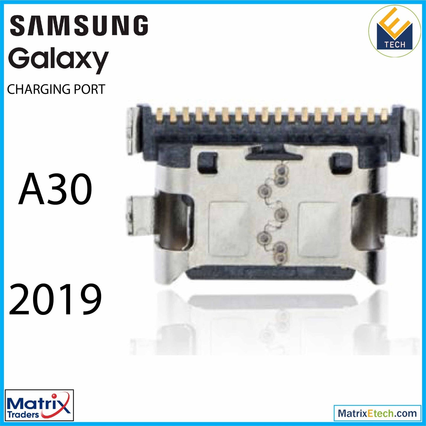 Samsung A30 (A305 2019) Charging Port Only (Soldering Required) - Matrix Traders