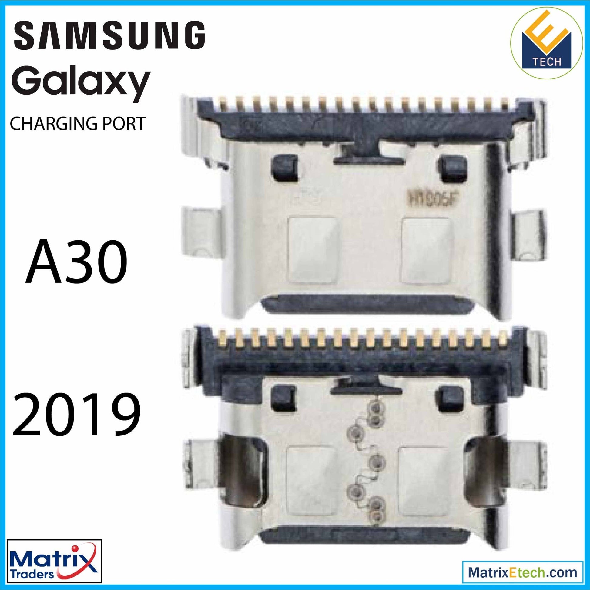 Samsung A30 (A305 2019) Charging Port Only (Soldering Required) - Matrix Traders