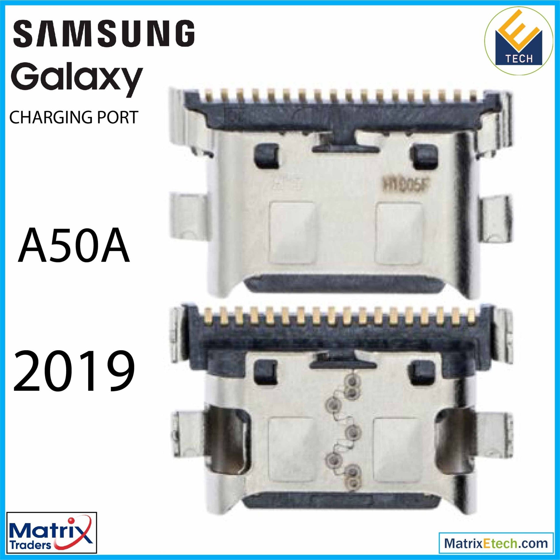 Samsung A50s (A507 2019) Charging Port Only (Soldering Required) (10 Pack) - Matrix Traders