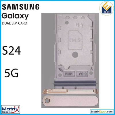 Samsung Galax S24 5G Dual Sim Card Tray - Matrix Traders