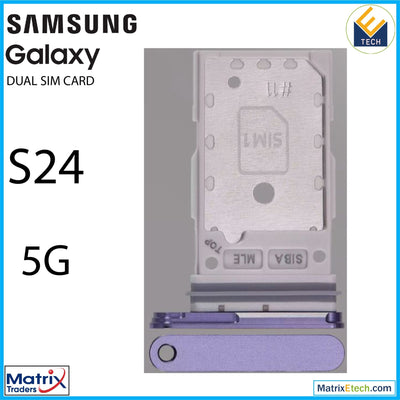 Samsung Galax S24 5G Dual Sim Card Tray - Matrix Traders