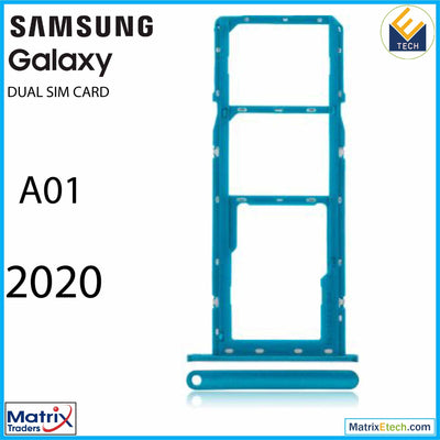 Samsung Galaxy A01 (A015 2020) Dual Sim Card Tray - Matrix Traders