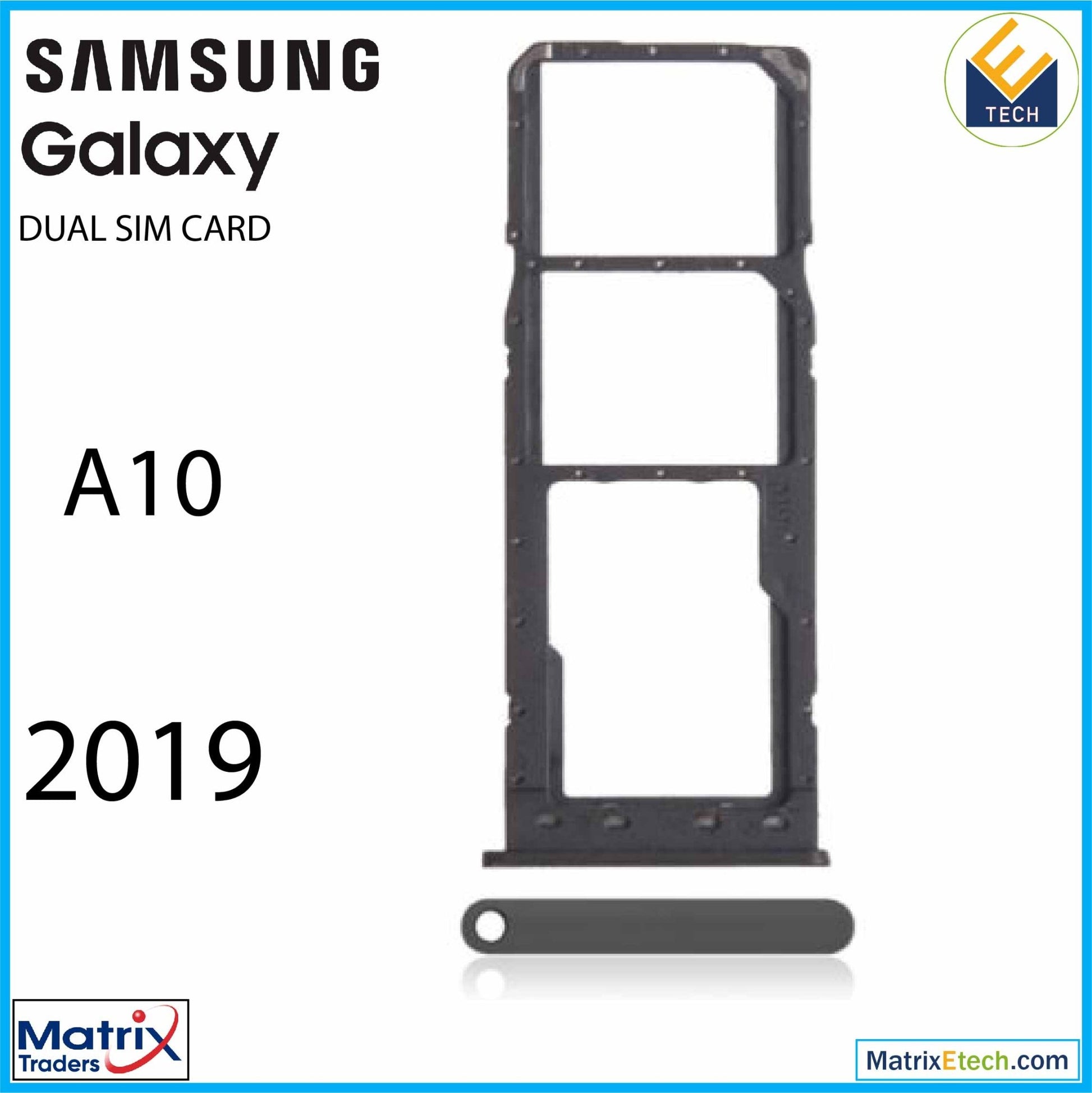 Samsung Galaxy A10 (A105 2019) Dual Sim Card Tray - Matrix Traders