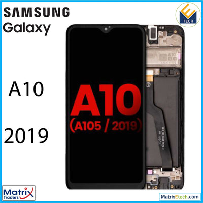 Samsung Galaxy A10 (A105 2019) LCD Assembly With Frame (Dual Card Version) (Aftermarket Plus) - Matrix Traders