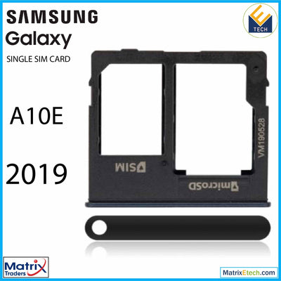 Samsung Galaxy A10e (A102 2019) Single Sim Card Tray - Matrix Traders