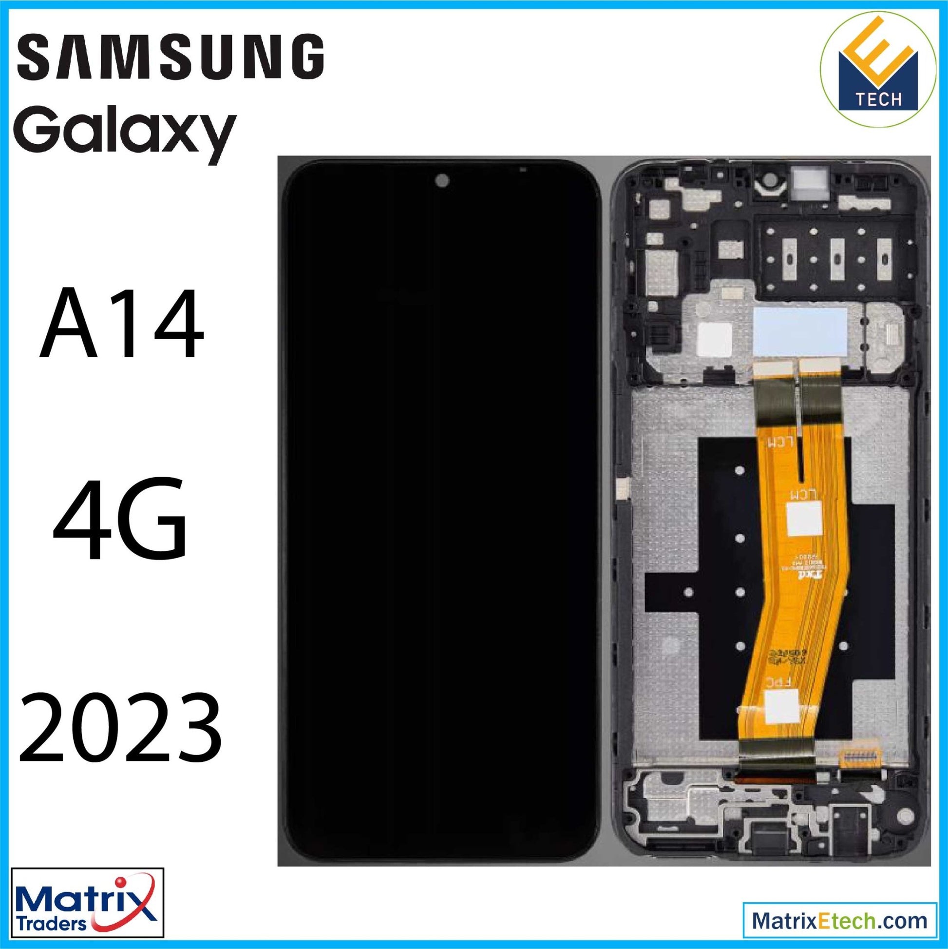 Samsung Galaxy A13s (A137 2022) LCD Assembly With Frame (Refurbished) - Matrix Traders