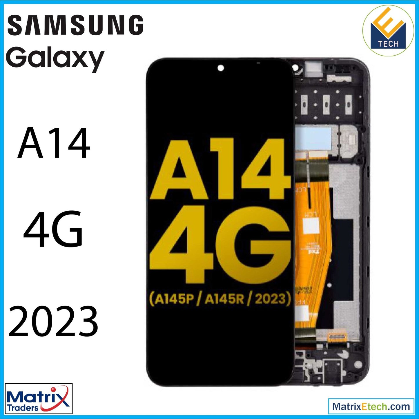 Samsung Galaxy A13s (A137 2022) LCD Assembly With Frame (Refurbished) - Matrix Traders