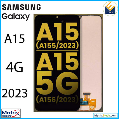 Samsung Galaxy A15 4G (A155 2023) OLED Assembly Without Frame (US & International) - Matrix Traders