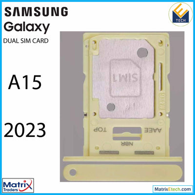 Samsung Galaxy A15 (A155 2023) Dual Sim Card Tray - Matrix Traders