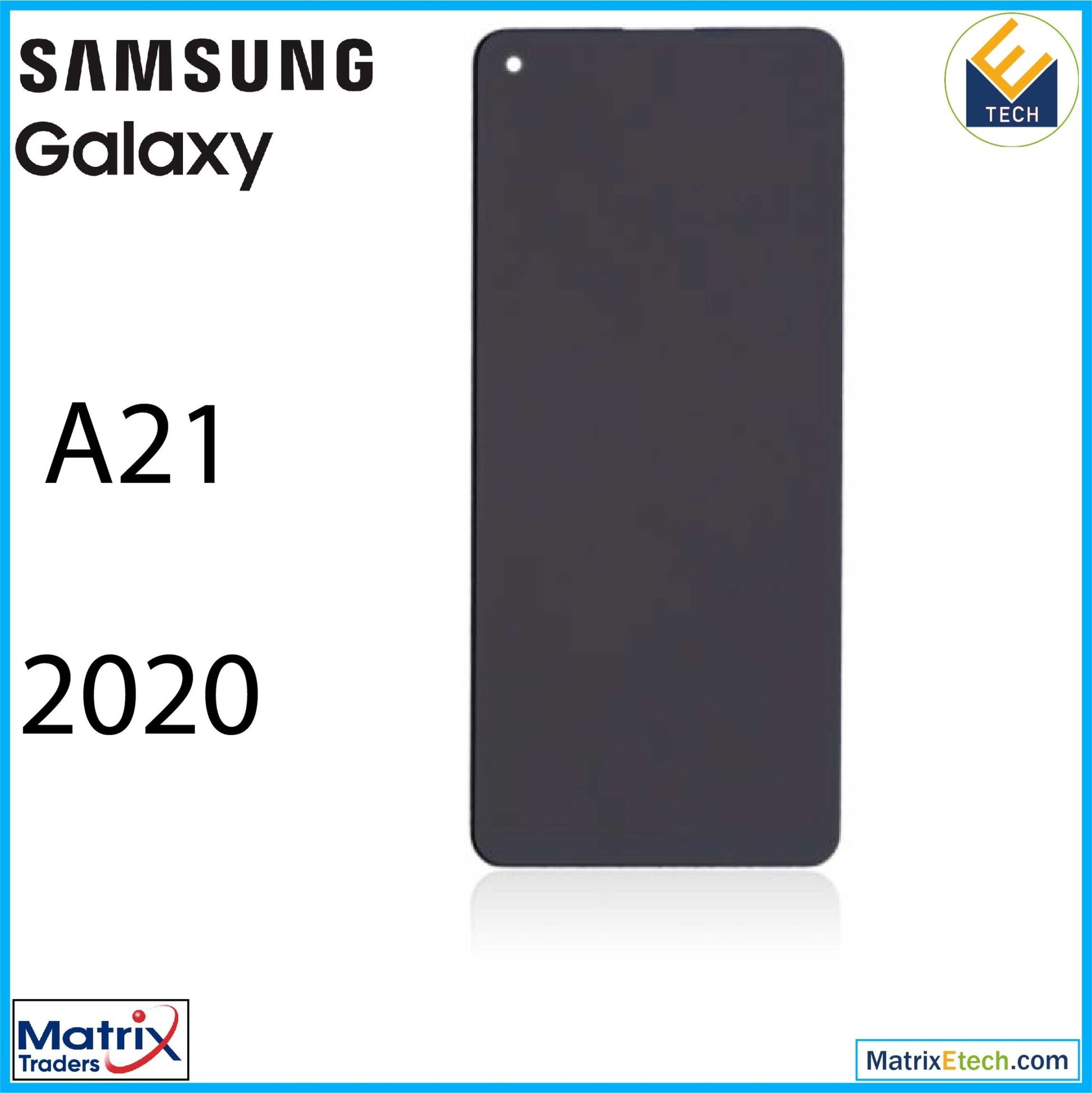 Samsung Galaxy A21 (A215 2020) LCD Assembly Without Frame (Refurbished) - Matrix Traders