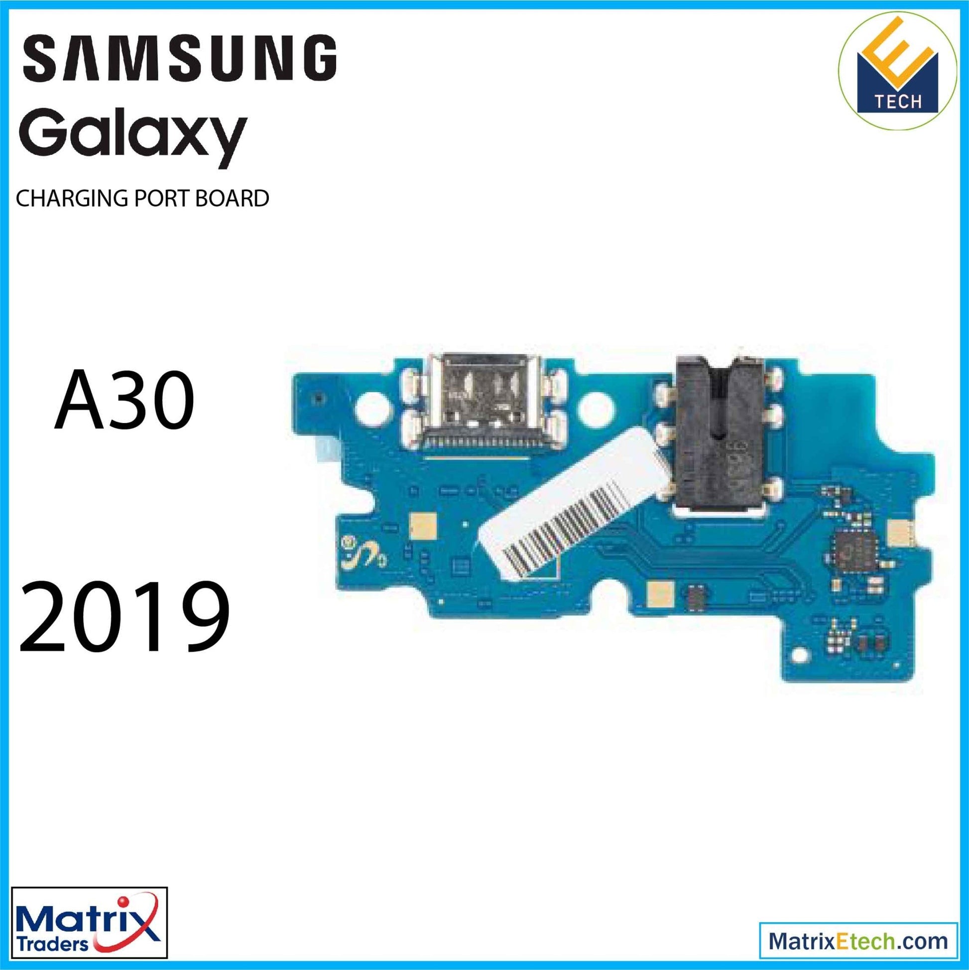 Samsung Galaxy A30 (A305 2019) Charging Port With headphone Jack - Matrix Traders