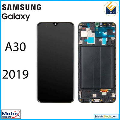 Samsung Galaxy A30 (A305 2019) LCD Assembly With Frame (Aftermarket Incell) - Matrix Traders