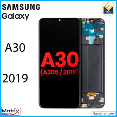 Samsung Galaxy A30 (A305 2019) OLED Assembly With Frame (Aftermarket Plus) - Matrix Traders