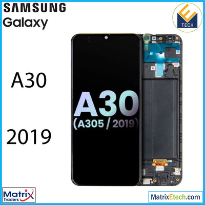 Samsung Galaxy A30 (A305 2019) OLED Assembly With Frame (Service Pack) - Matrix Traders