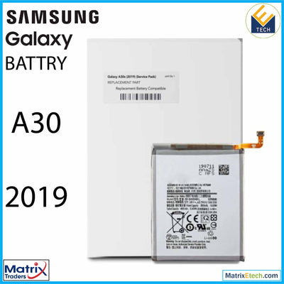 Samsung Galaxy A30 (A305 2019) Replacement Battery (EB - BA505ABU) (Service Pack) - Matrix Traders