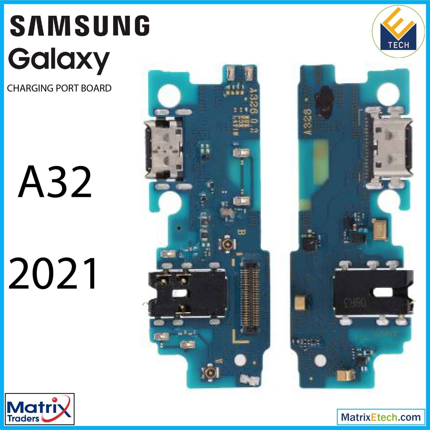 Samsung Galaxy A32 (A325 2021) Charging Port With PCB Board (Aftermarket Plus) - Matrix Traders