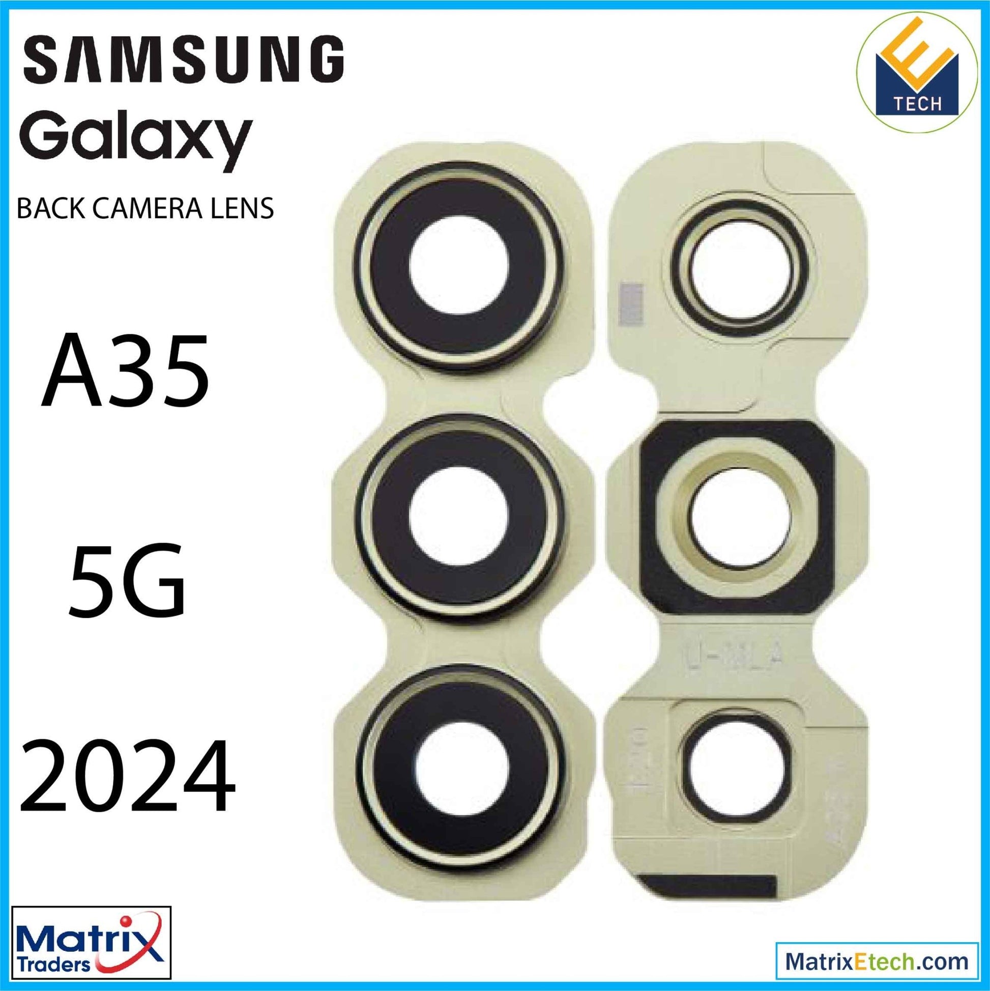 Samsung Galaxy A35 5G (A356 2024) Back Camera Lens With Bracket - Matrix Traders