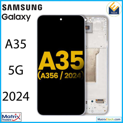 Samsung Galaxy A35 5G (A356 2024) OLED Assembly With Frame (Refurbished) - Matrix Traders