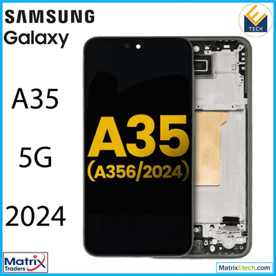 Samsung Galaxy A35 5G (A356 2024) OLED Assembly With Frame (Refurbished) - Matrix Traders