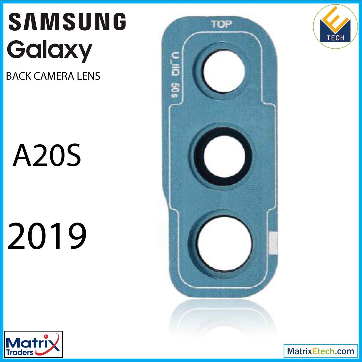 Samsung Galaxy A50S (A507 2019) Back Camera Glass Lens and Cover Bezel - Matrix Traders