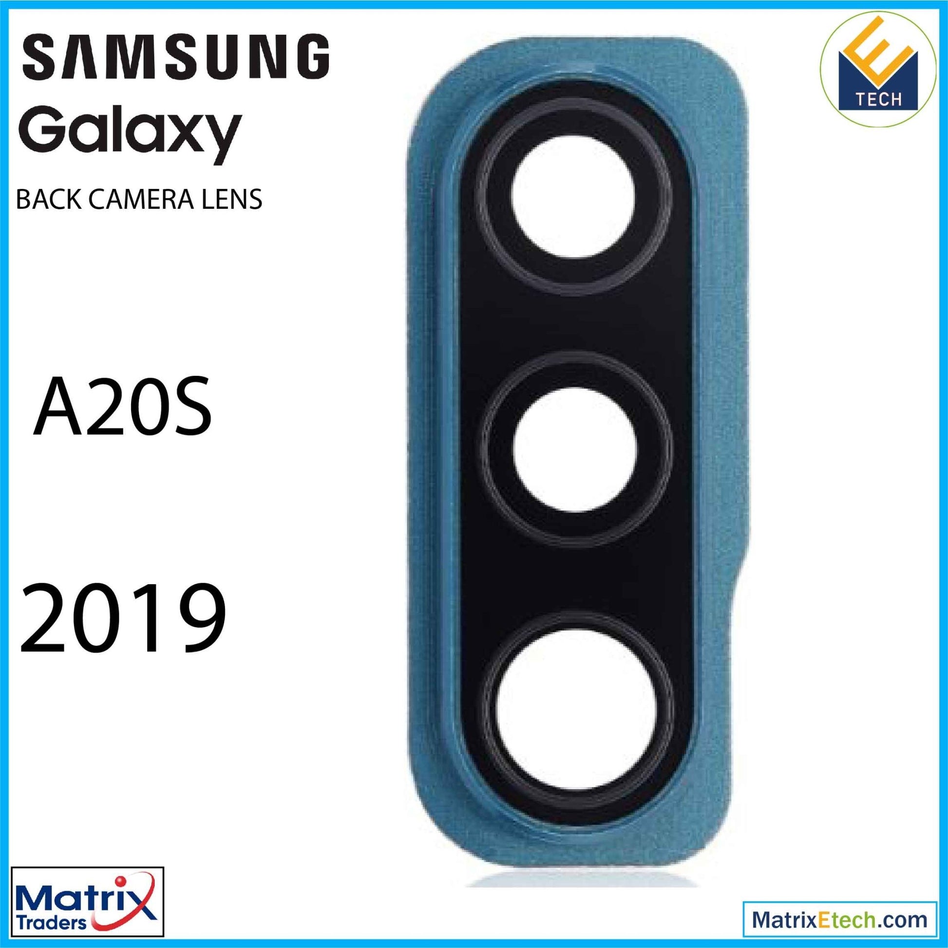 Samsung Galaxy A50S (A507 2019) Back Camera Glass Lens and Cover Bezel - Matrix Traders