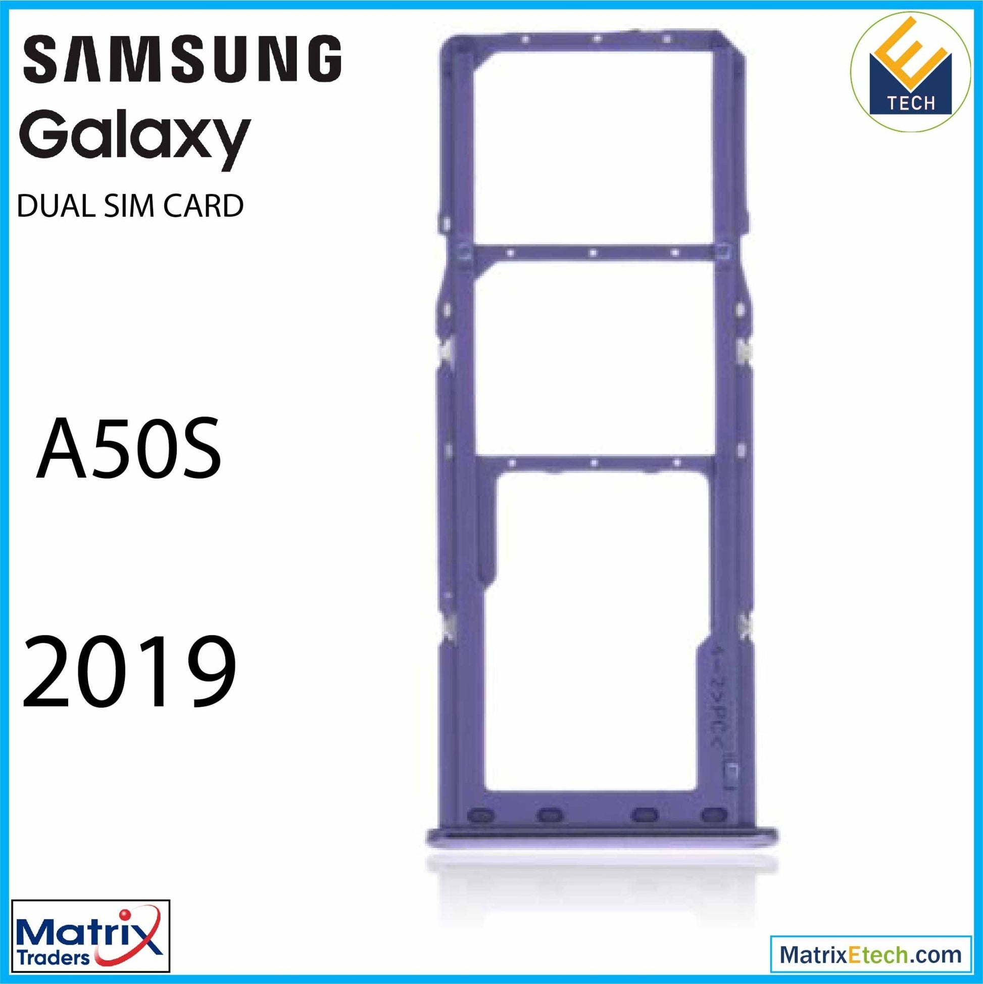 Samsung Galaxy A50S (A507 2019) Dual Sim Card Tray - Matrix Traders