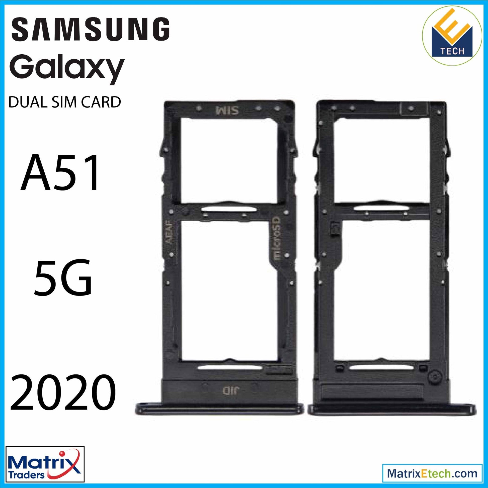 Samsung Galaxy A50S (A507 2019) Dual Sim Card Tray - Matrix Traders