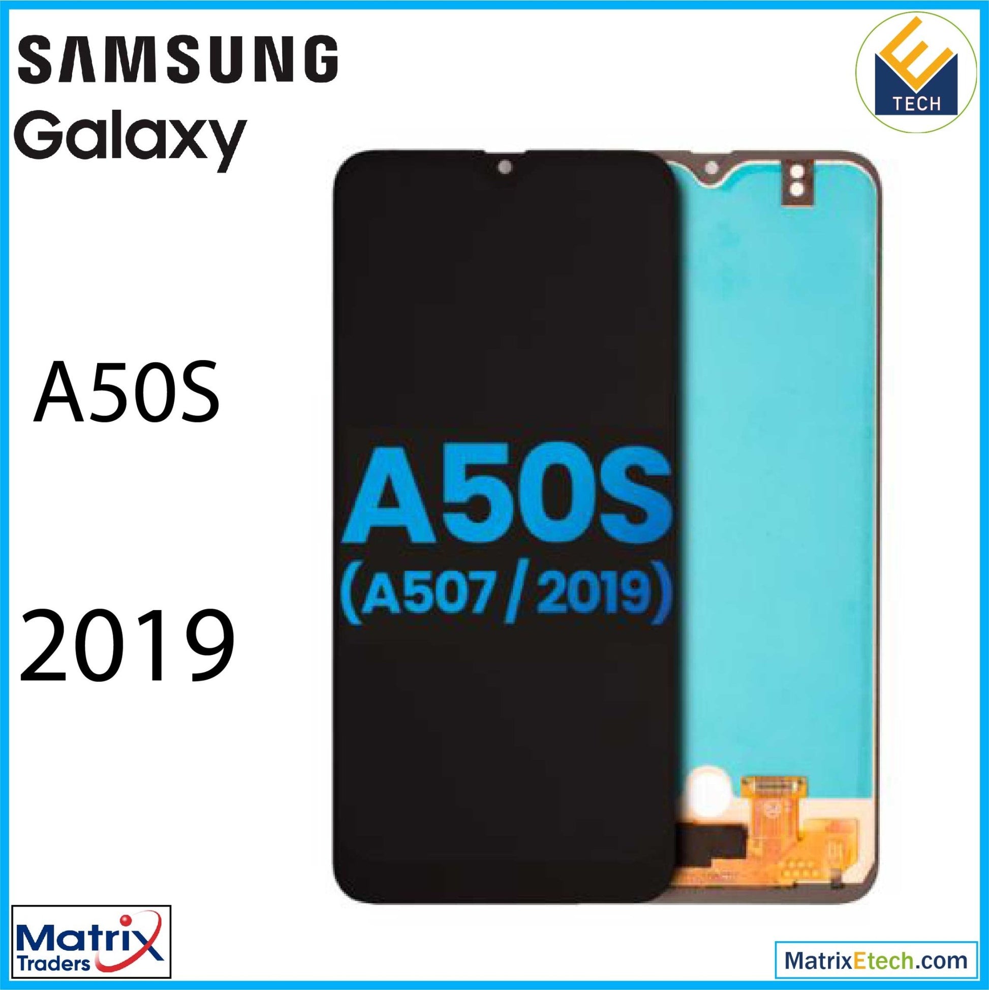 Samsung Galaxy A50s (A507 2019) LCD Assembly With Frame - Matrix Traders