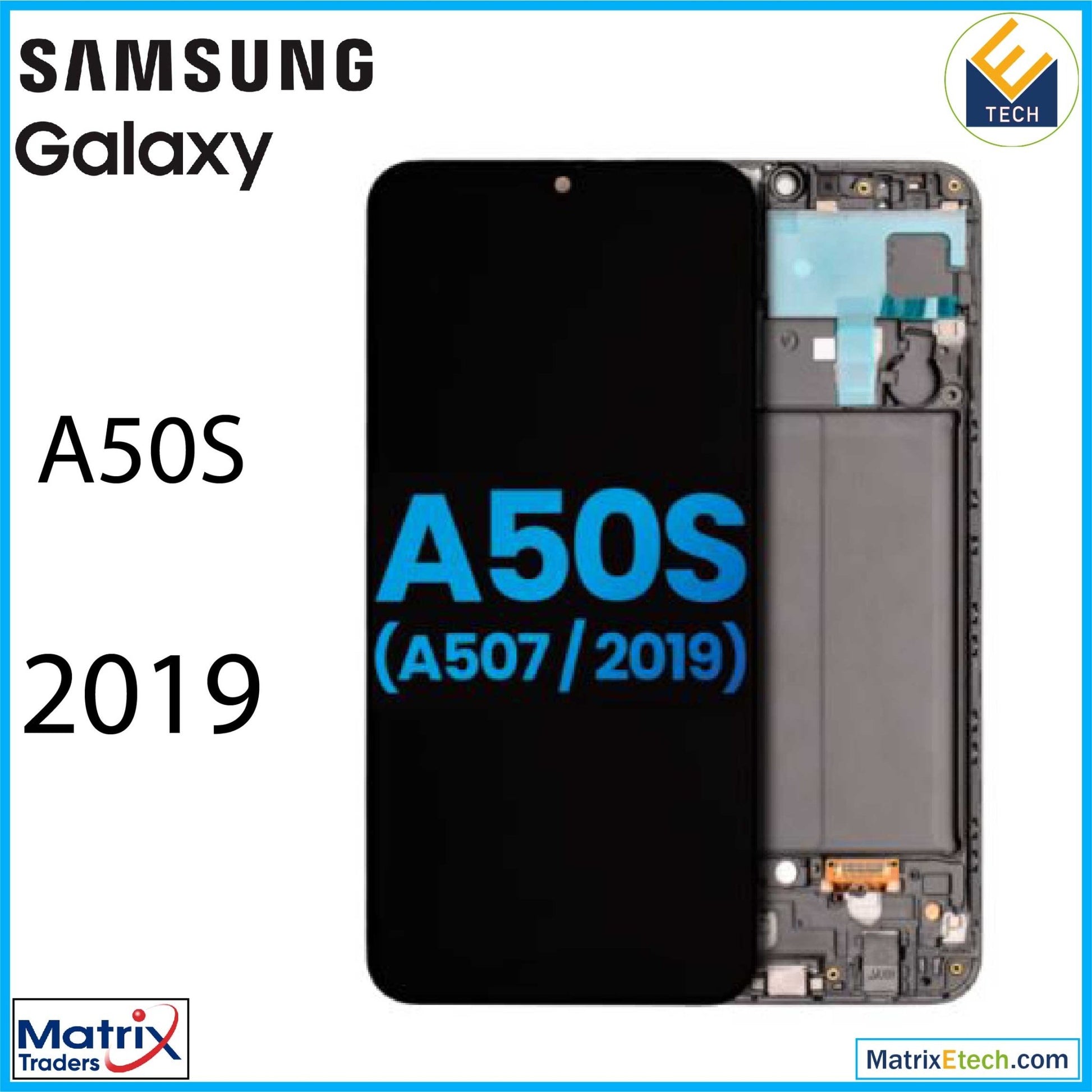 Samsung Galaxy A50s (A507 2019) LCD Assembly Without Frame - Matrix Traders