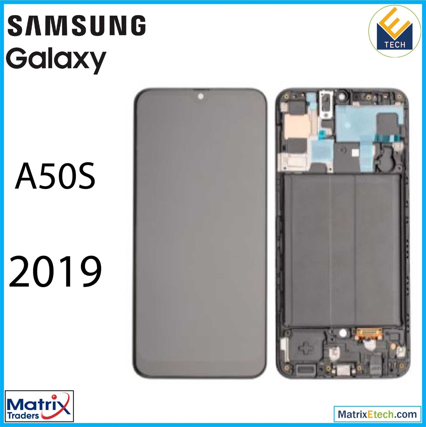 Samsung Galaxy A50s (A507 2019) LCD Assembly Without Frame - Matrix Traders