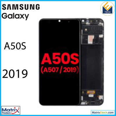 Samsung Galaxy A50s (A507 2019) OLED Assembly With Frame (Aftermarket Plus) - Matrix Traders