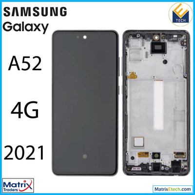 Samsung Galaxy A52 4G (A525 2021) OLED Assembly With Frame (Refurbished) - Matrix Traders