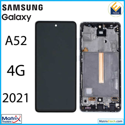 Samsung Galaxy A52 4G (A525 2021) OLED Assembly With Frame (Refurbished) - Matrix Traders