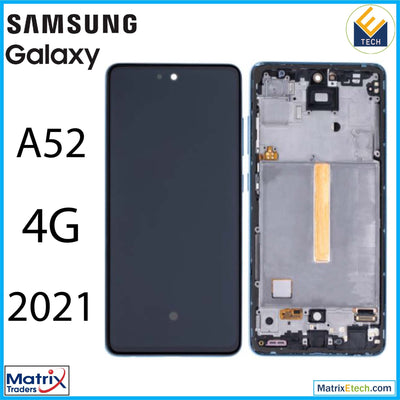 Samsung Galaxy A52 4G (A525 2021) OLED Assembly With Frame (Service Pack) - Matrix Traders