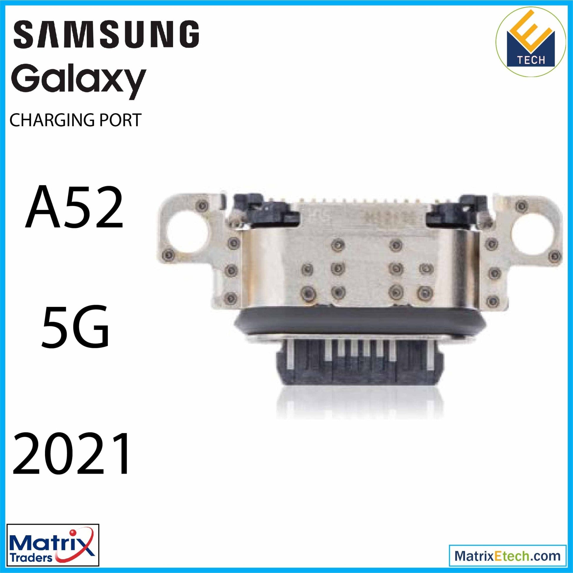 Samsung Galaxy A52 5G (A526 2021) Charging Port Only (Soldering Required) (10 Pack) - Matrix Traders