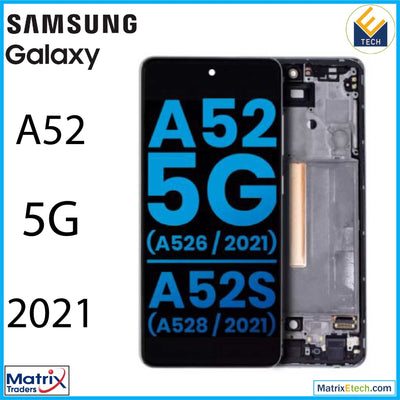 Samsung Galaxy A52 5G (A526 2021) LCD Assembly With Frame - Matrix Traders