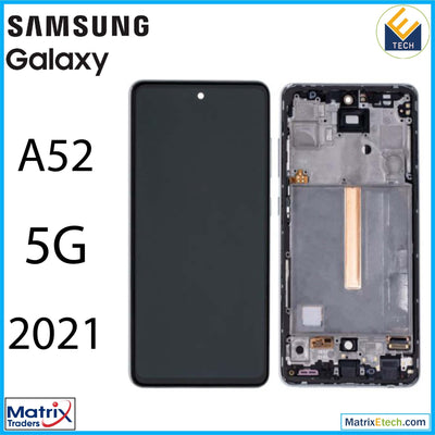 Samsung Galaxy A52 5G (A526 2021) OLED Assembly With Frame (Service Pack) - Matrix Traders