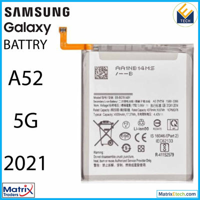 Samsung Galaxy A52 5G (A526 2021) Replacement Battery (EB - BG781ABY) - Matrix Traders