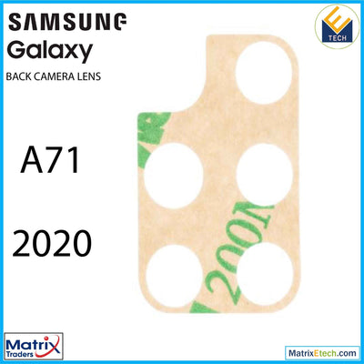 Samsung Galaxy A71 (A715 2020) Back Camera Lens With Adhesive (10 Pack) - Matrix Traders