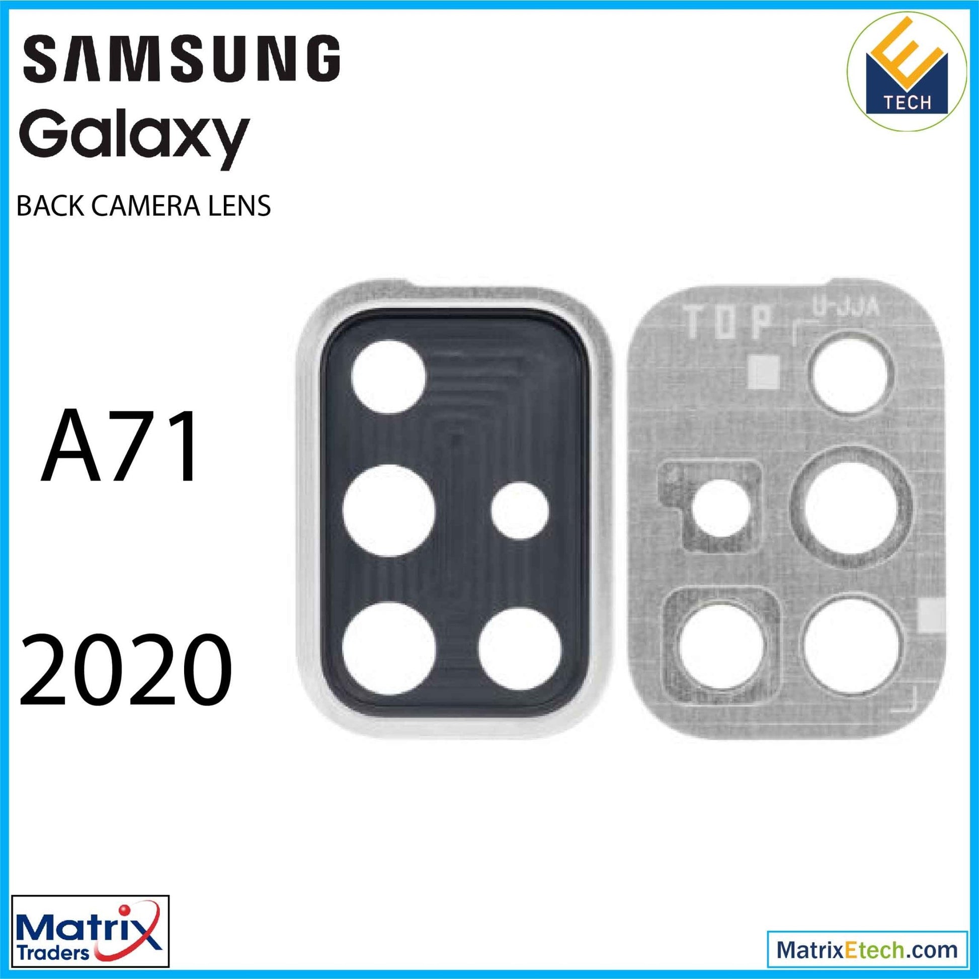 Samsung Galaxy A71 (A715 2020) Back Camera Lens With Cover Bezel Ring - Matrix Traders