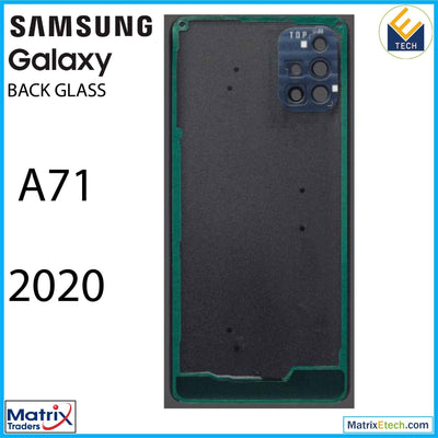 Samsung Galaxy A71 (A715 2020) Back cover Glass With Camera Lens - Matrix Traders