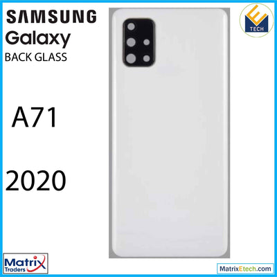 Samsung Galaxy A71 (A715 2020) Back cover Glass With Camera Lens - Matrix Traders