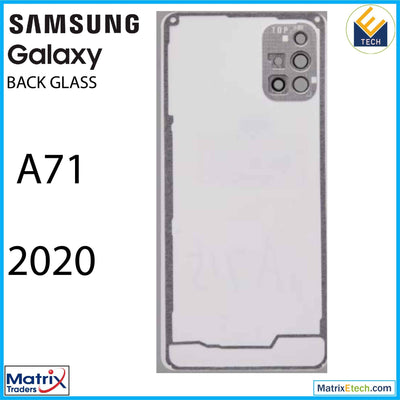 Samsung Galaxy A71 (A715 2020) Back cover Glass With Camera Lens - Matrix Traders