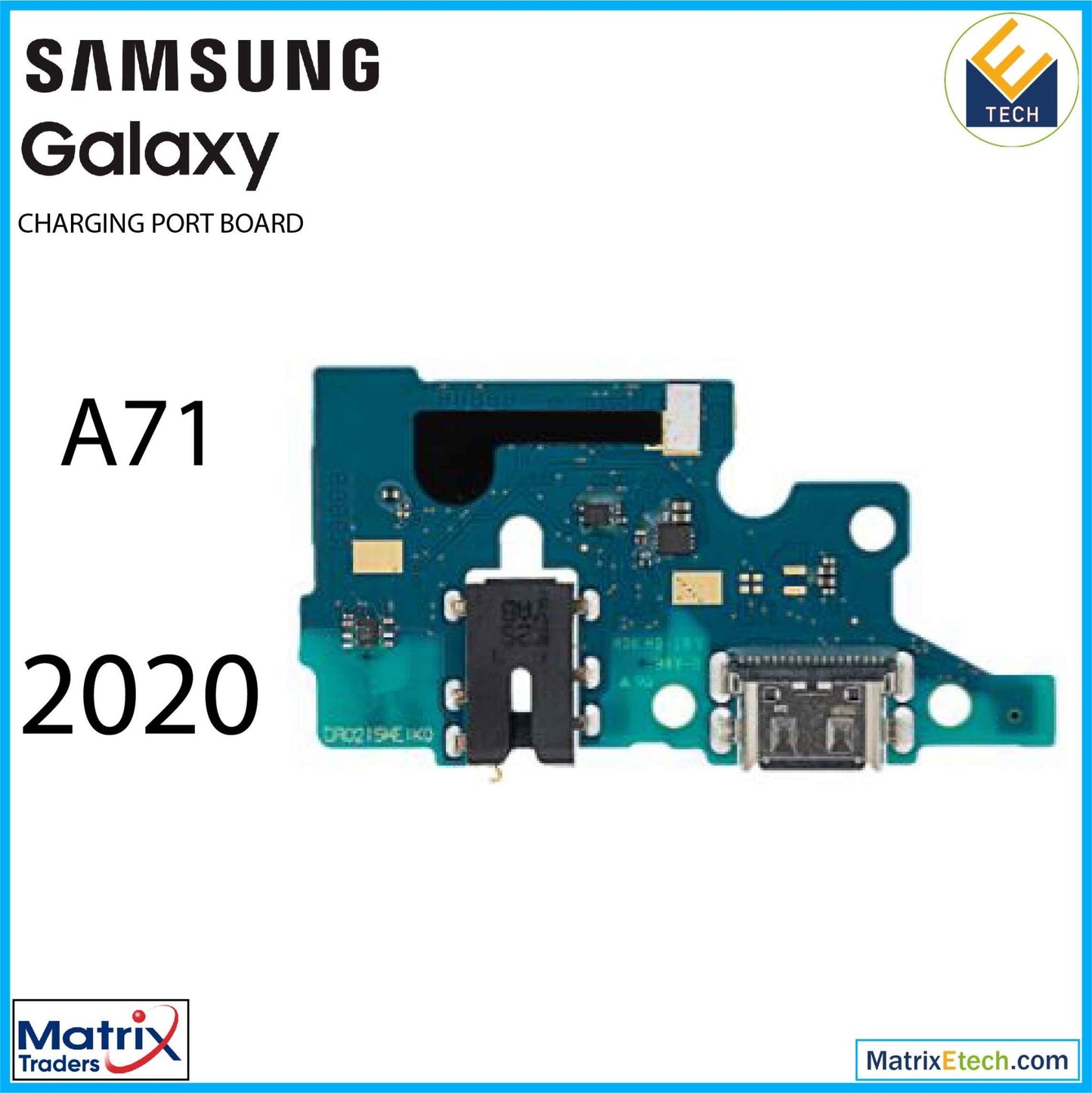 Samsung Galaxy A71 (A715 2020) Charging Port With Headphone Jack (Premium) - Matrix Traders