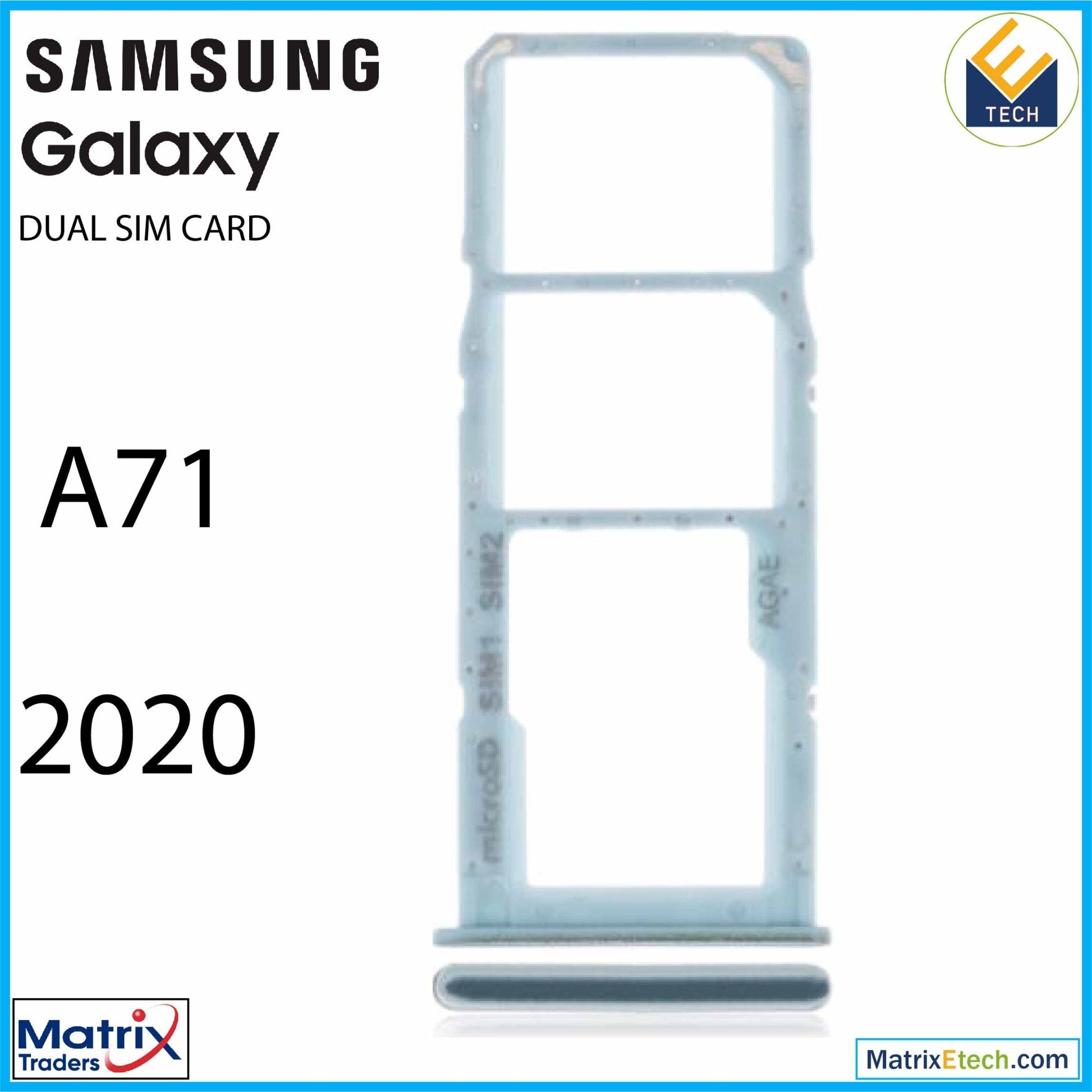 Samsung Galaxy A71 (A715 2020) Dual Sim Card Tray - Matrix Traders