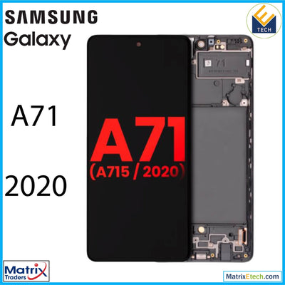 Samsung Galaxy A71 (A715 2020) OLED Assembly With Frame (6.36) (Aftermarket Plus Hard) - Matrix Traders