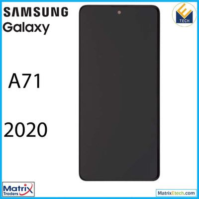 Samsung Galaxy A71 (A715 2020) OLED Assembly With Frame (Service Pack) - Matrix Traders