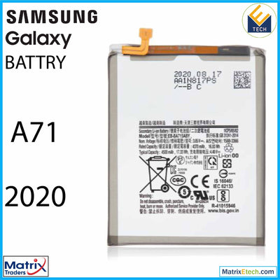 Samsung Galaxy A71 (A715 2020) Replacement Battery (EB - BA715ABY) - Matrix Traders