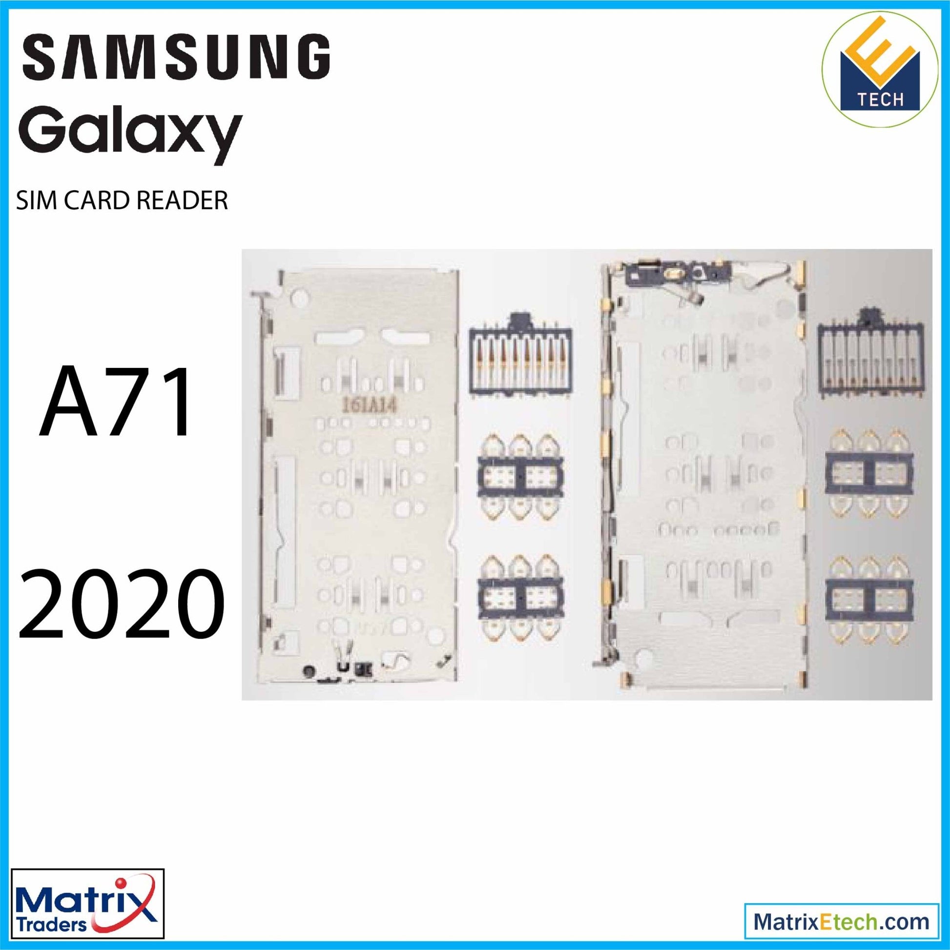 Samsung Galaxy A71 (A715 2020) Sim Card Reader - Matrix Traders